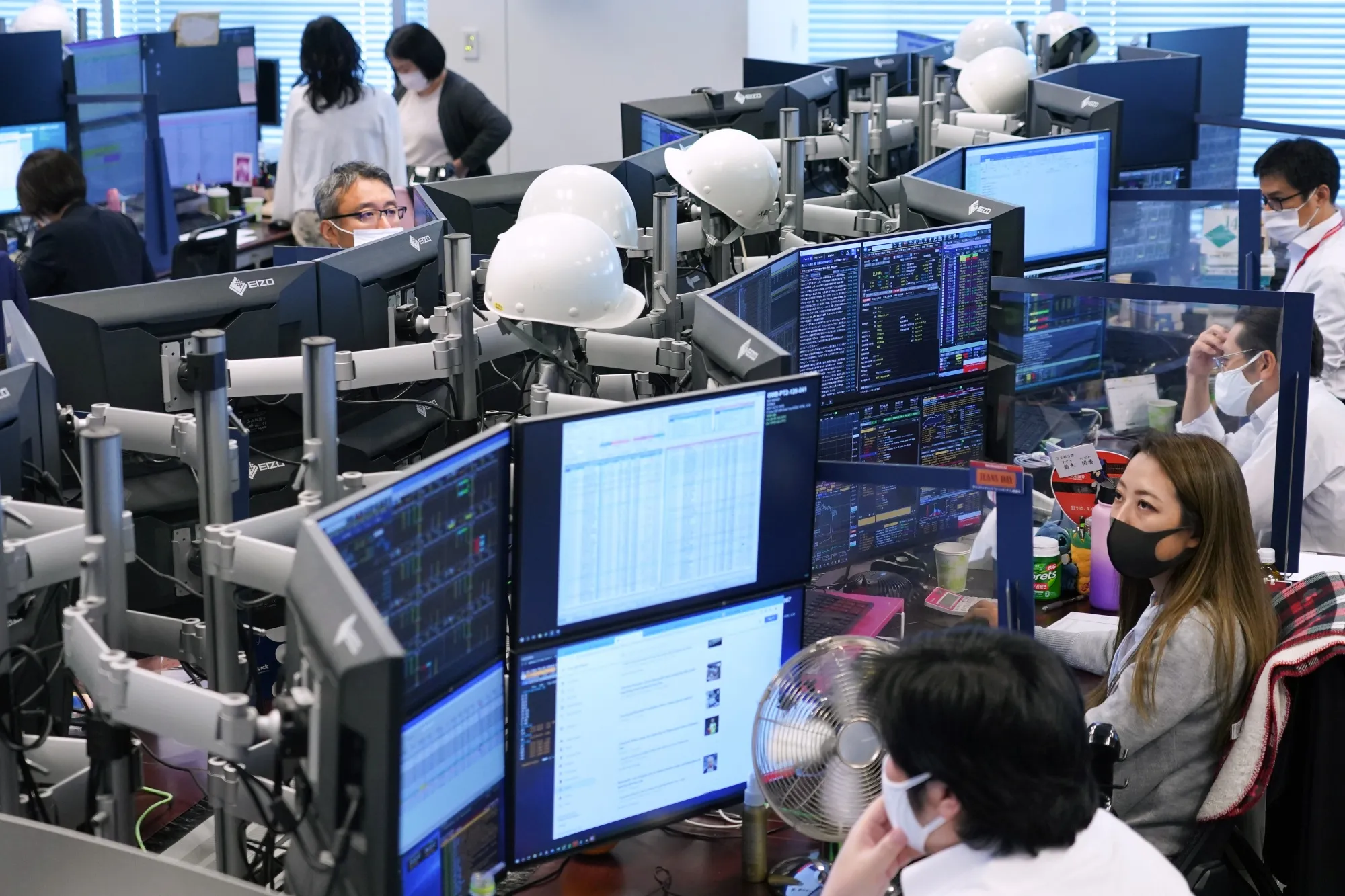 Inside the Daiwa Securities Trading Room
