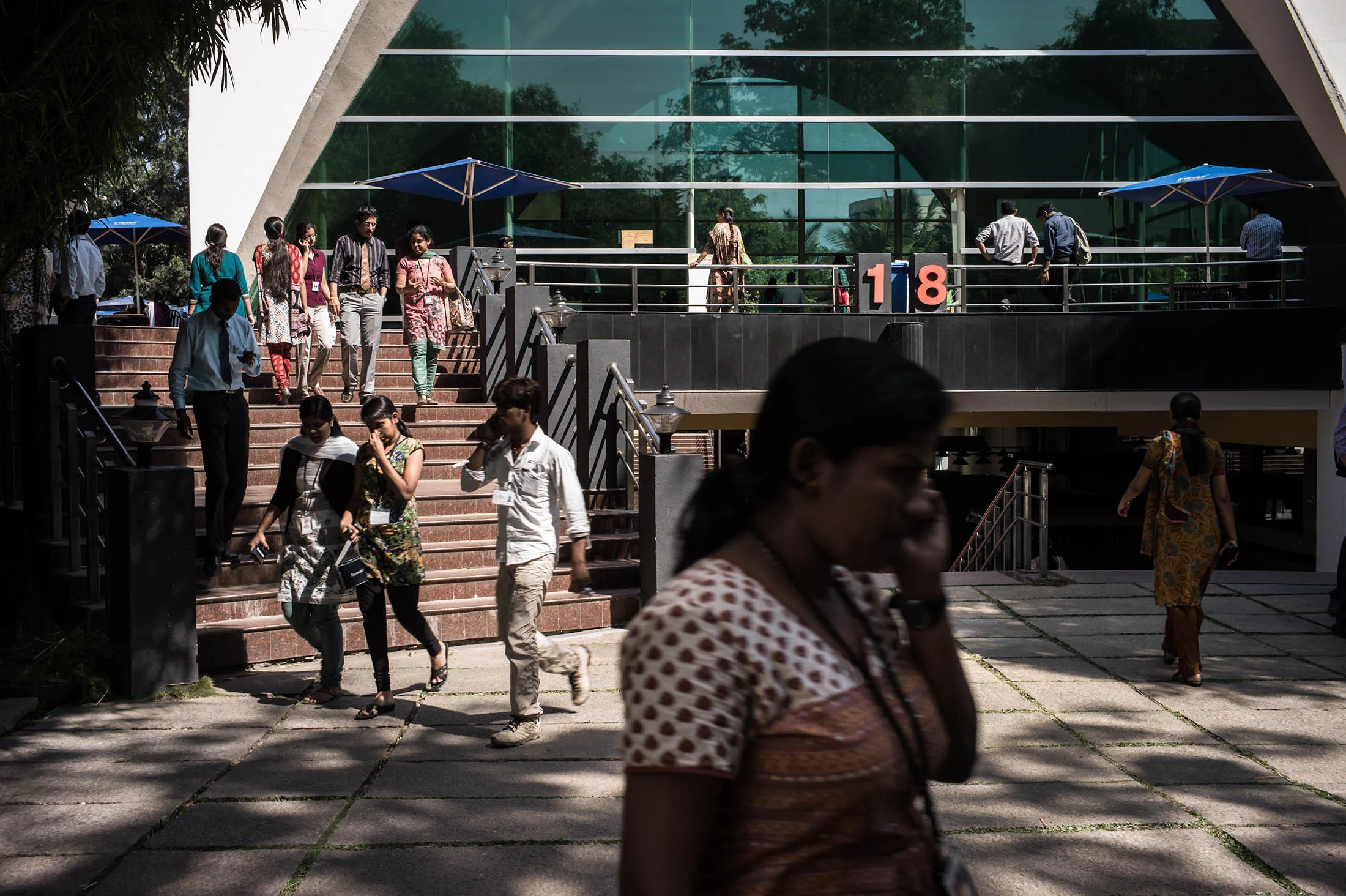 The Infosys campus in Bangalore.
