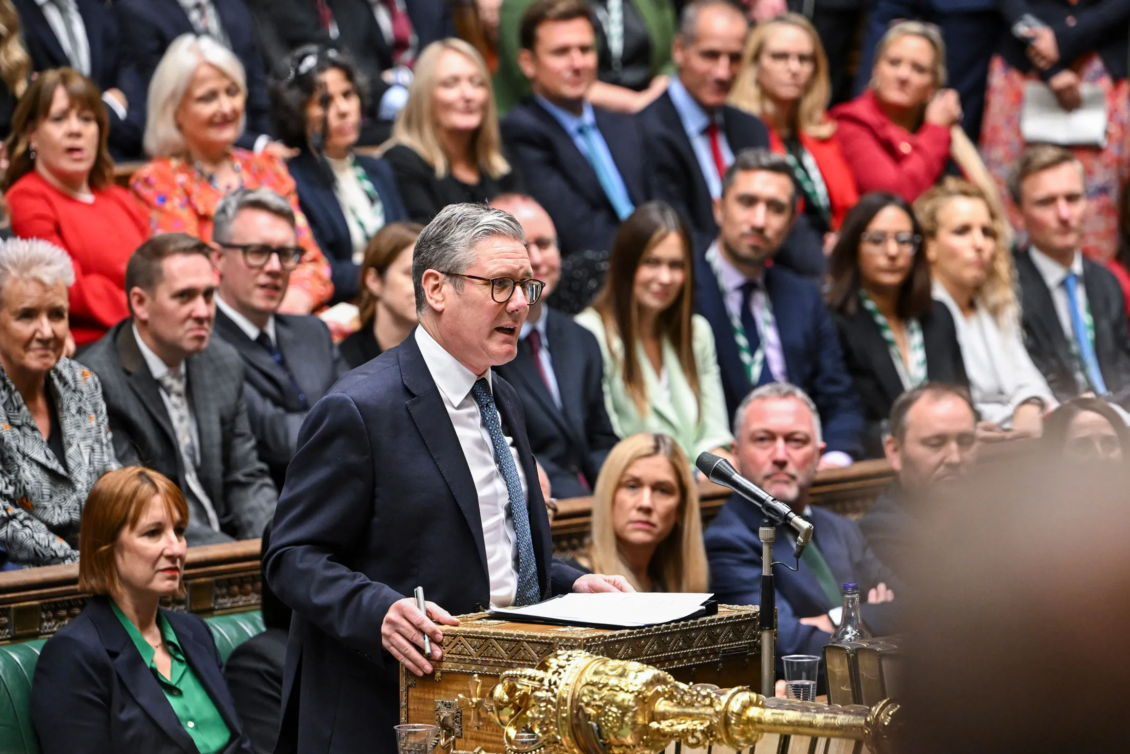 Keir Starmer in parliament.
