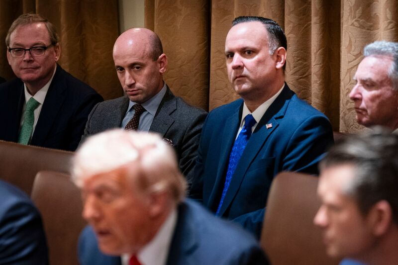 President Trump Holds First Cabinet Meeting