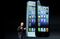 Apple CEO Tim Cook presents the iPhone 5 in San Francisco, California, on Wednesday, Sept. 12, 2012.