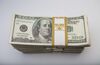 Stacks of U.S. $100 bills