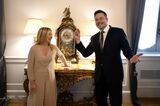 Giorgia Meloni Meets With Elon Musk In Rome