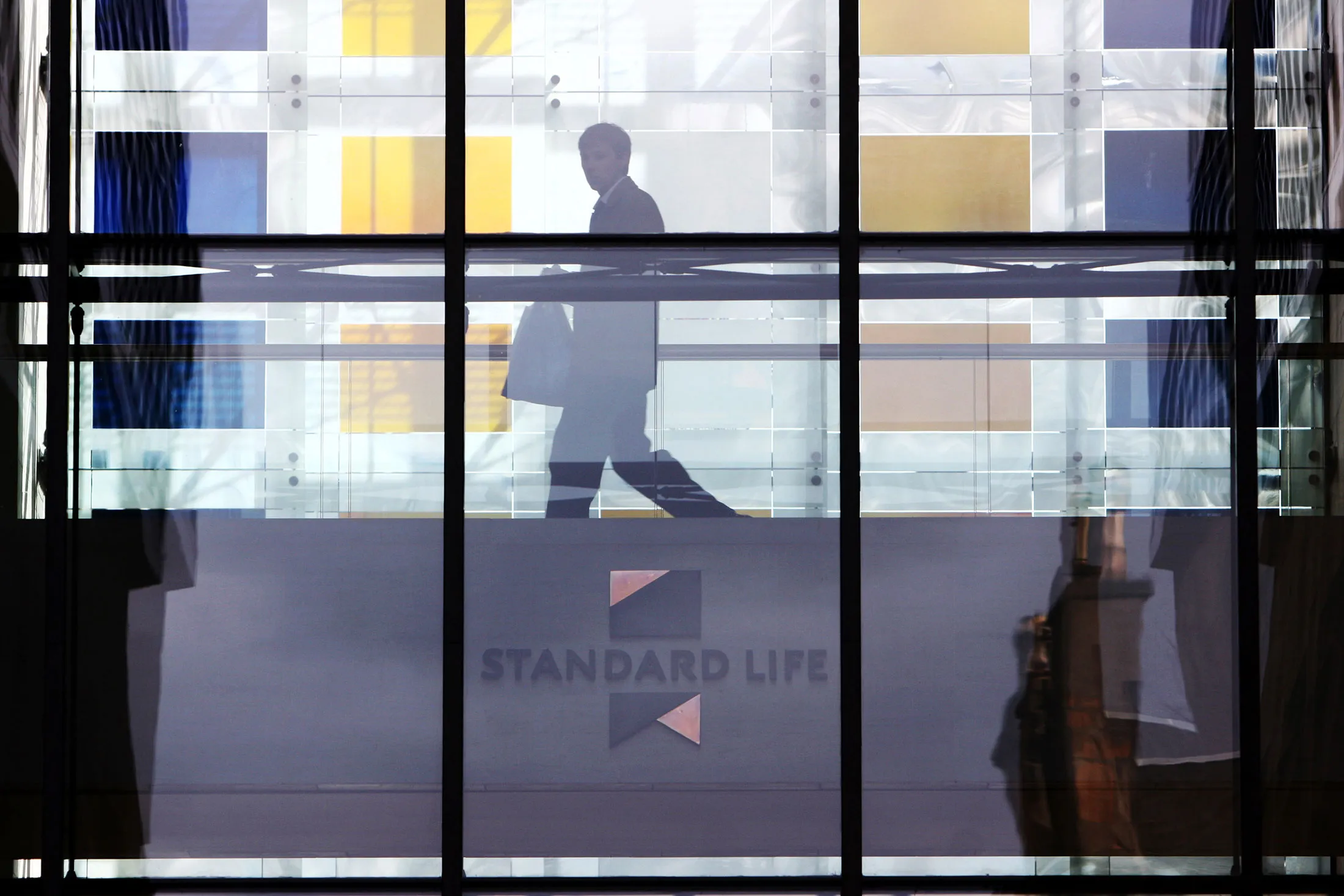 The headquarters of Standard Life are seen on Lothian Road, in Edinburgh, Scotland, U.K., Thursday, April 13, 2006. Standard Life Assurance Co., a life insurer, will issue demutualization documents to its 2.5 million members, providing details of bonus plans and information about windfalls.
