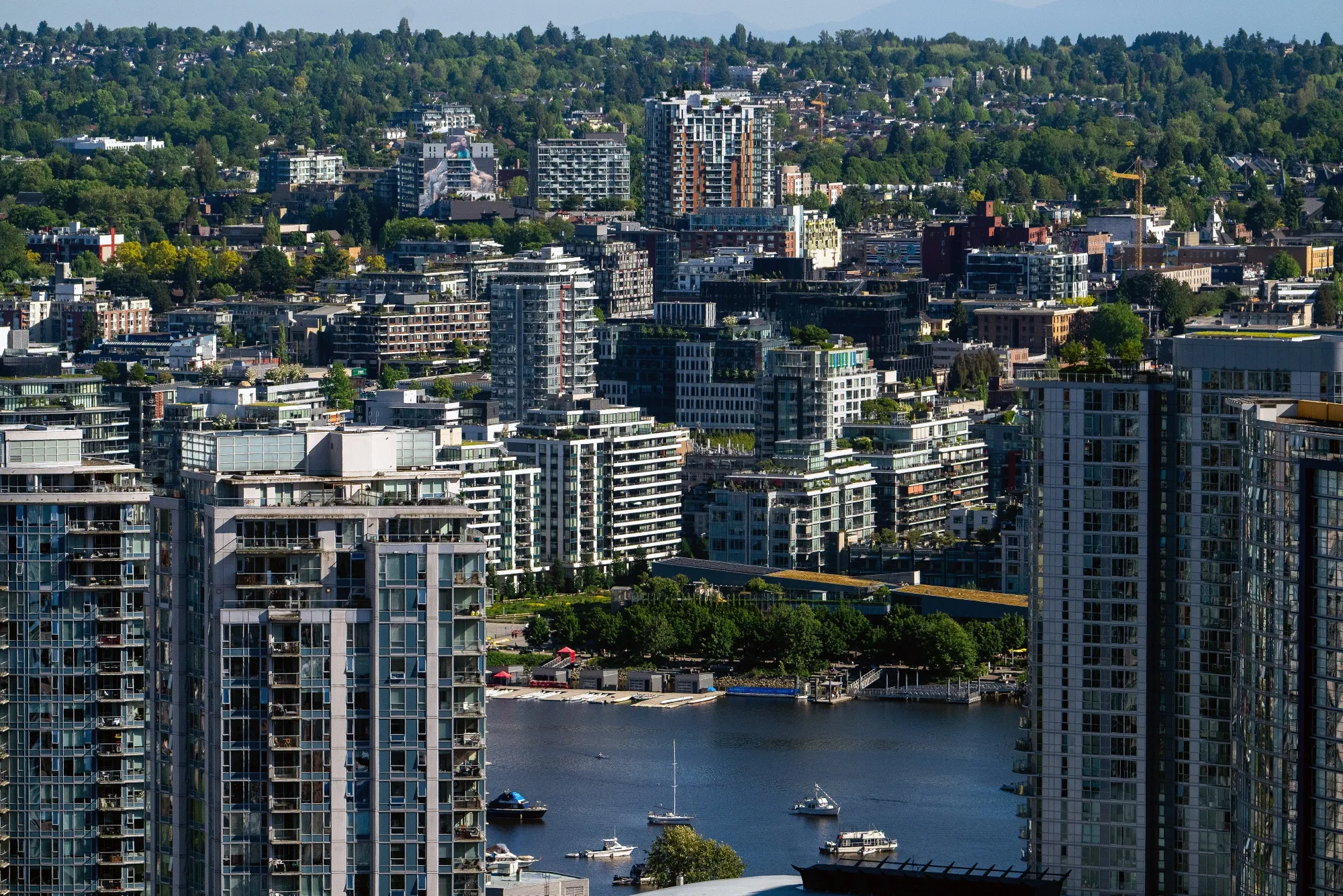 Condo buildings in Vancouver.