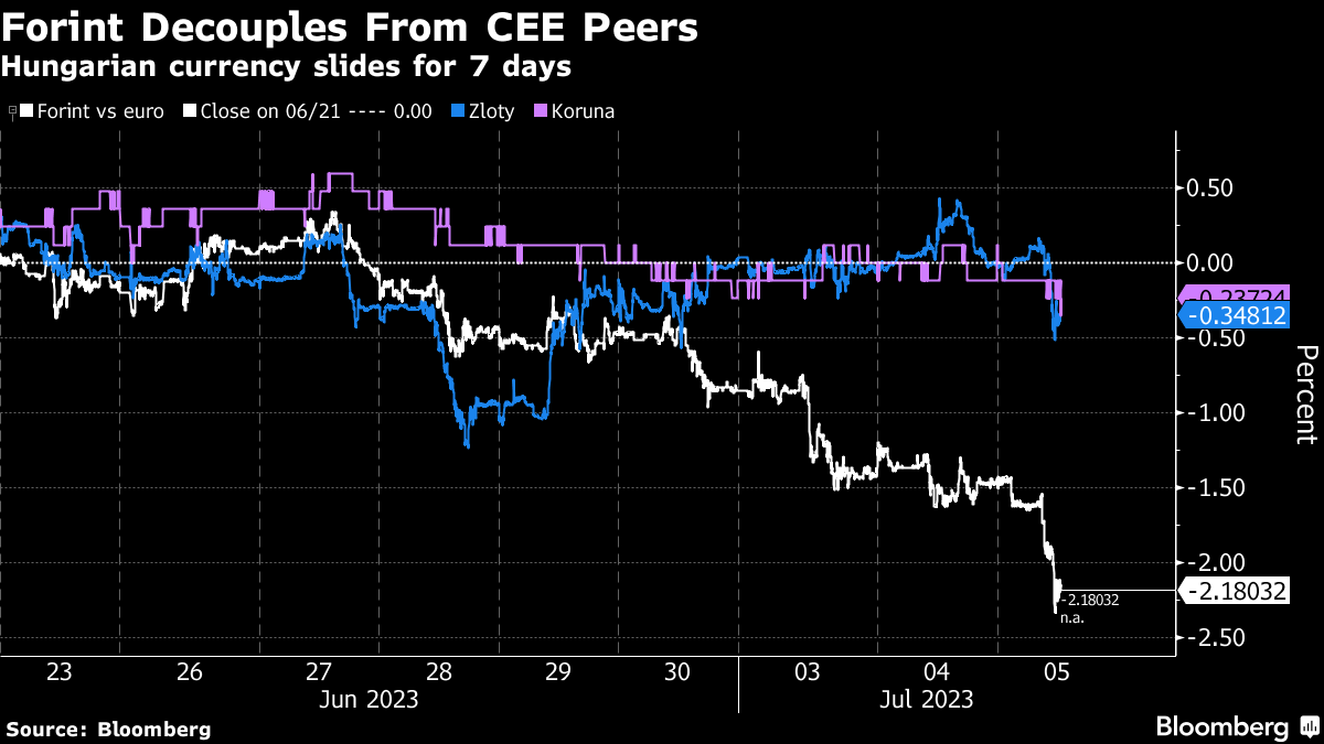 Hungary to Ready Rate Cuts With Forint in Focus: Decision Guide - Bloomberg