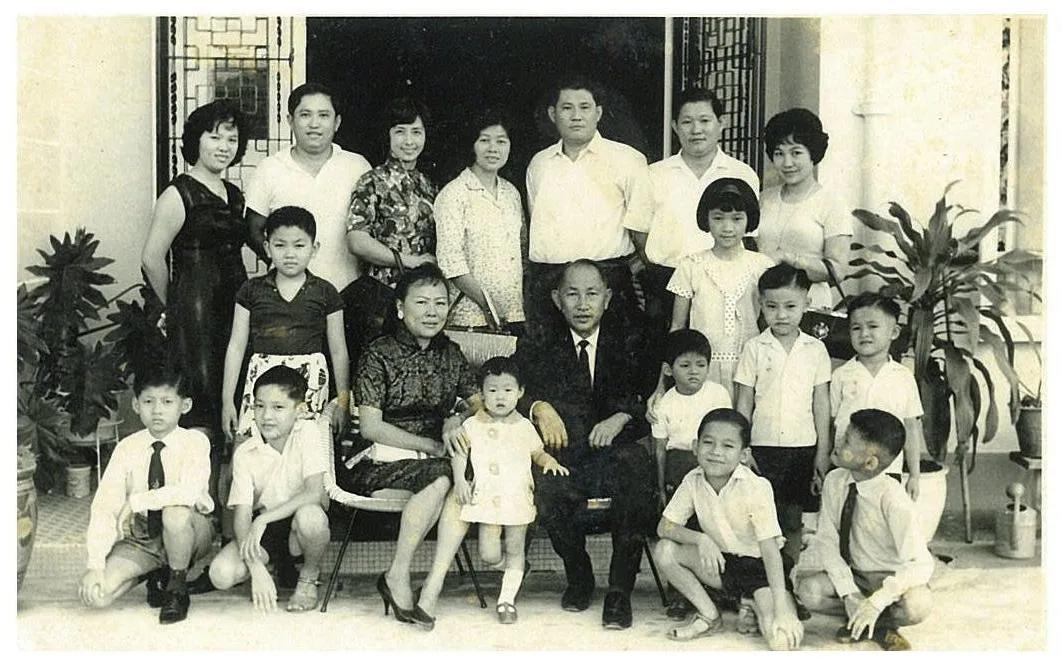 Cheong Wing Kiat’s extended family photo during Chinese New Year 1969.