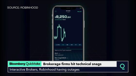 Outages at Interactive Brokers, Robinhood Leave Stock Traders Furious