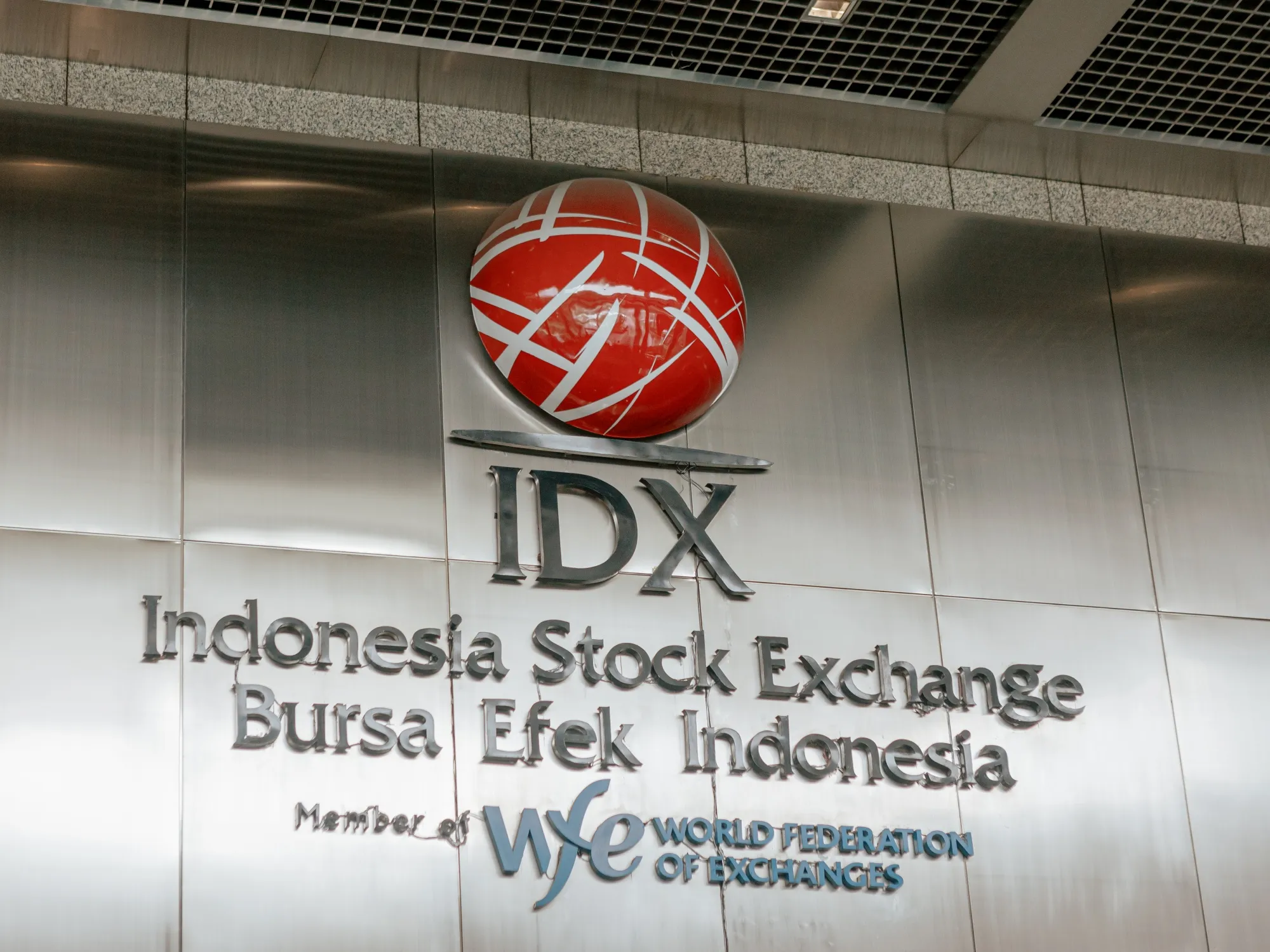 The Indonesia stock exchange in Jakarta.