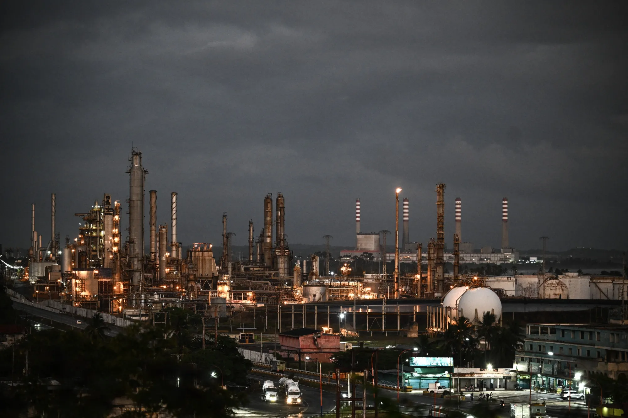 The El Palito refinery in Puerto Cabello, Carabobo state, Venezuela in January.