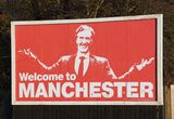 Sir Jim Ratcliffe billboard - Manchester