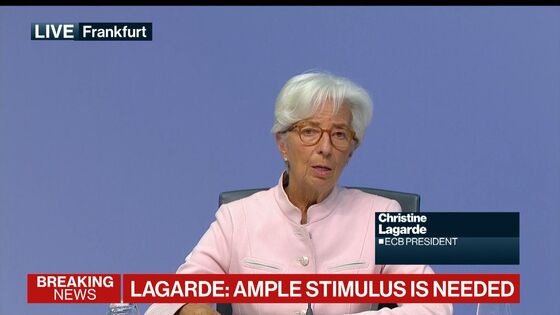 Lagarde Says ECB Won’t Be Constrained in Fight Against Virus