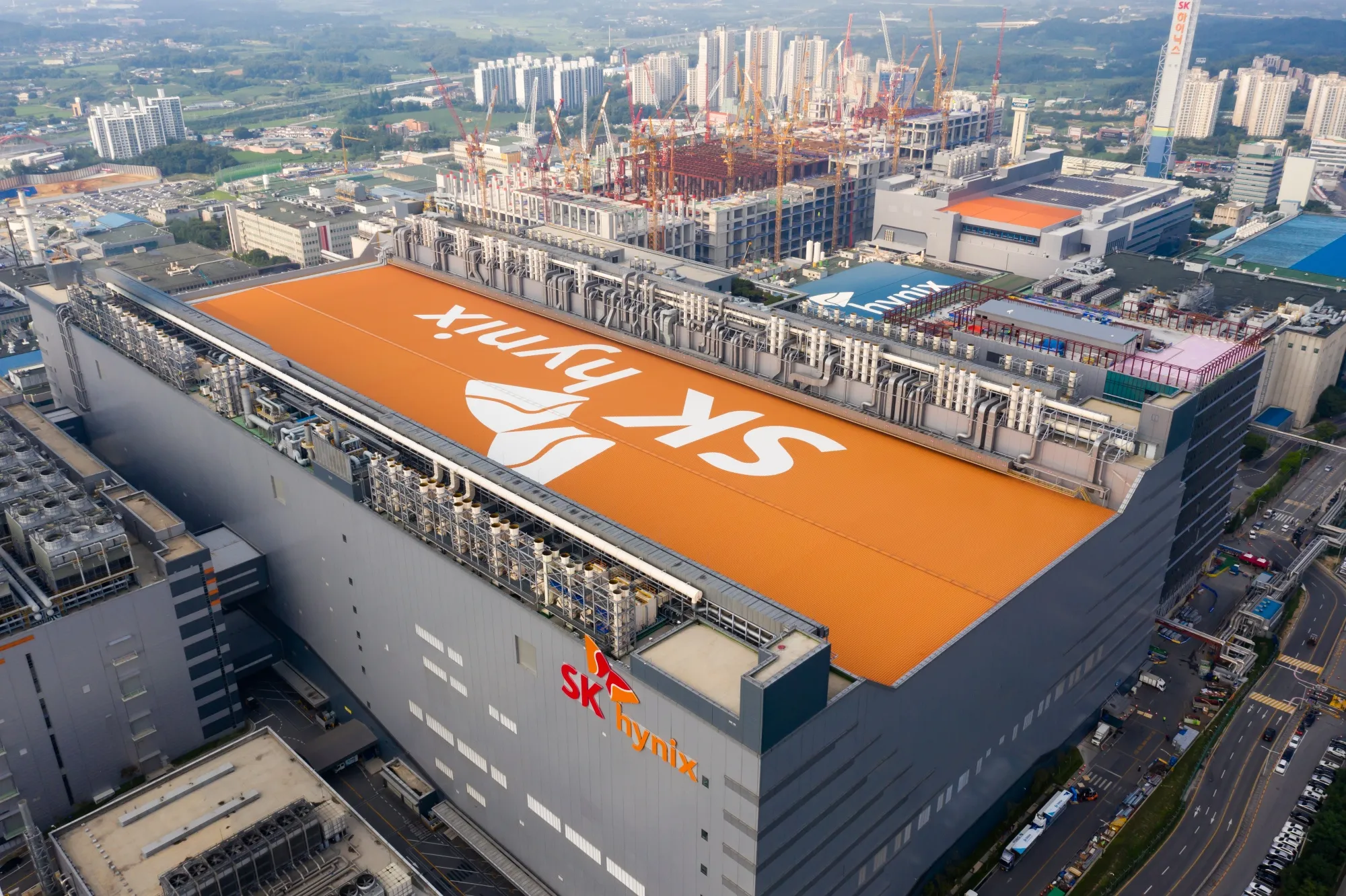 The SK Hynix&nbsp;semiconductor plant in&nbsp;Icheon, South Korea.