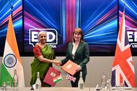 UK Chancellor Meets Her Indian Counterpart For UK-India Economic And Financial Dialogue