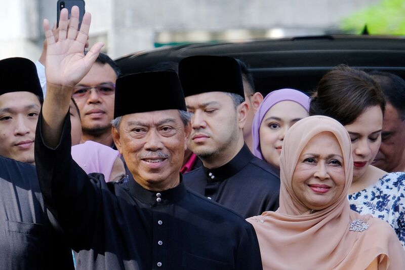 Malaysia King Names Muhyiddin as Premier to Succeed Mahathir