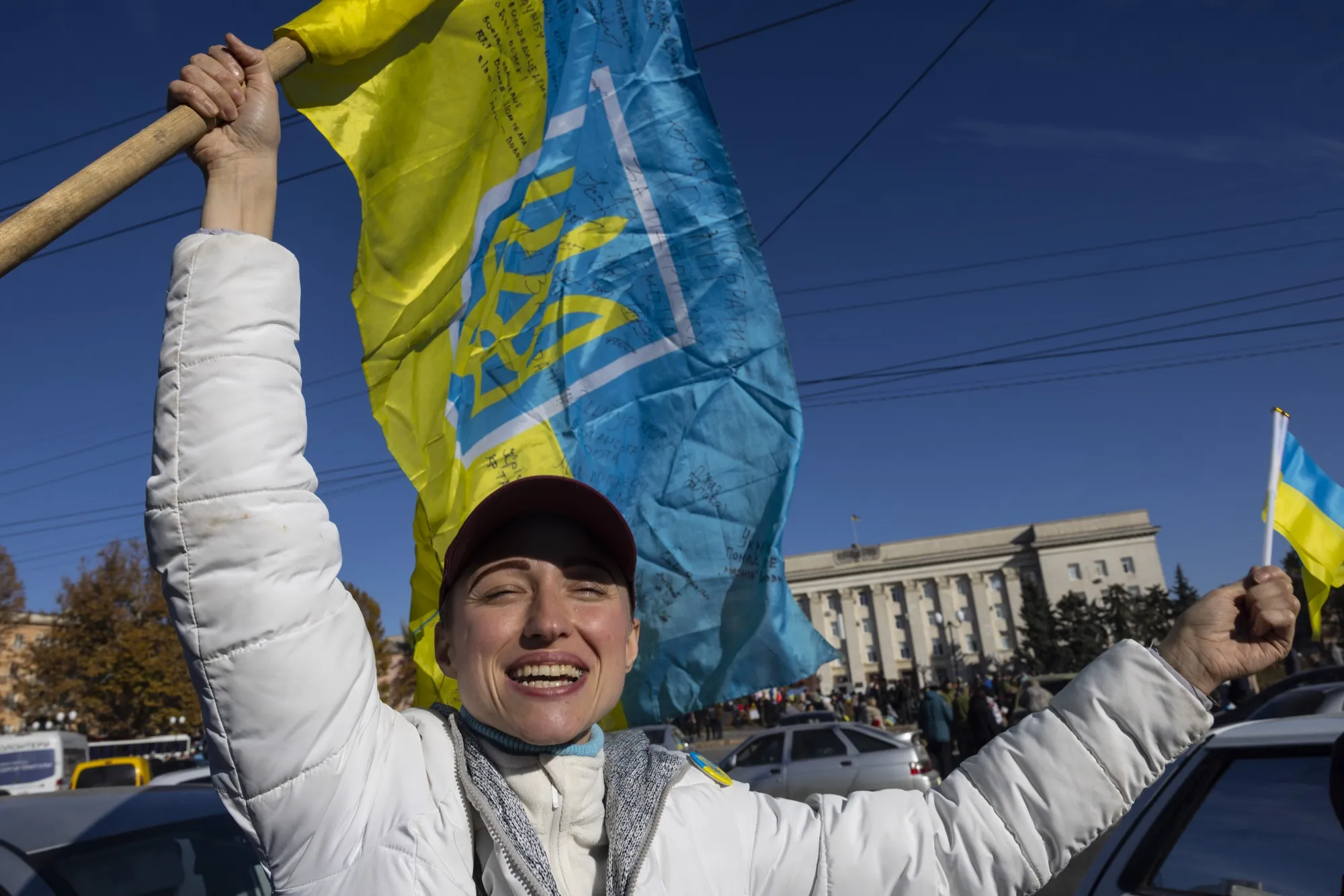 They’re optimists now in Kherson.