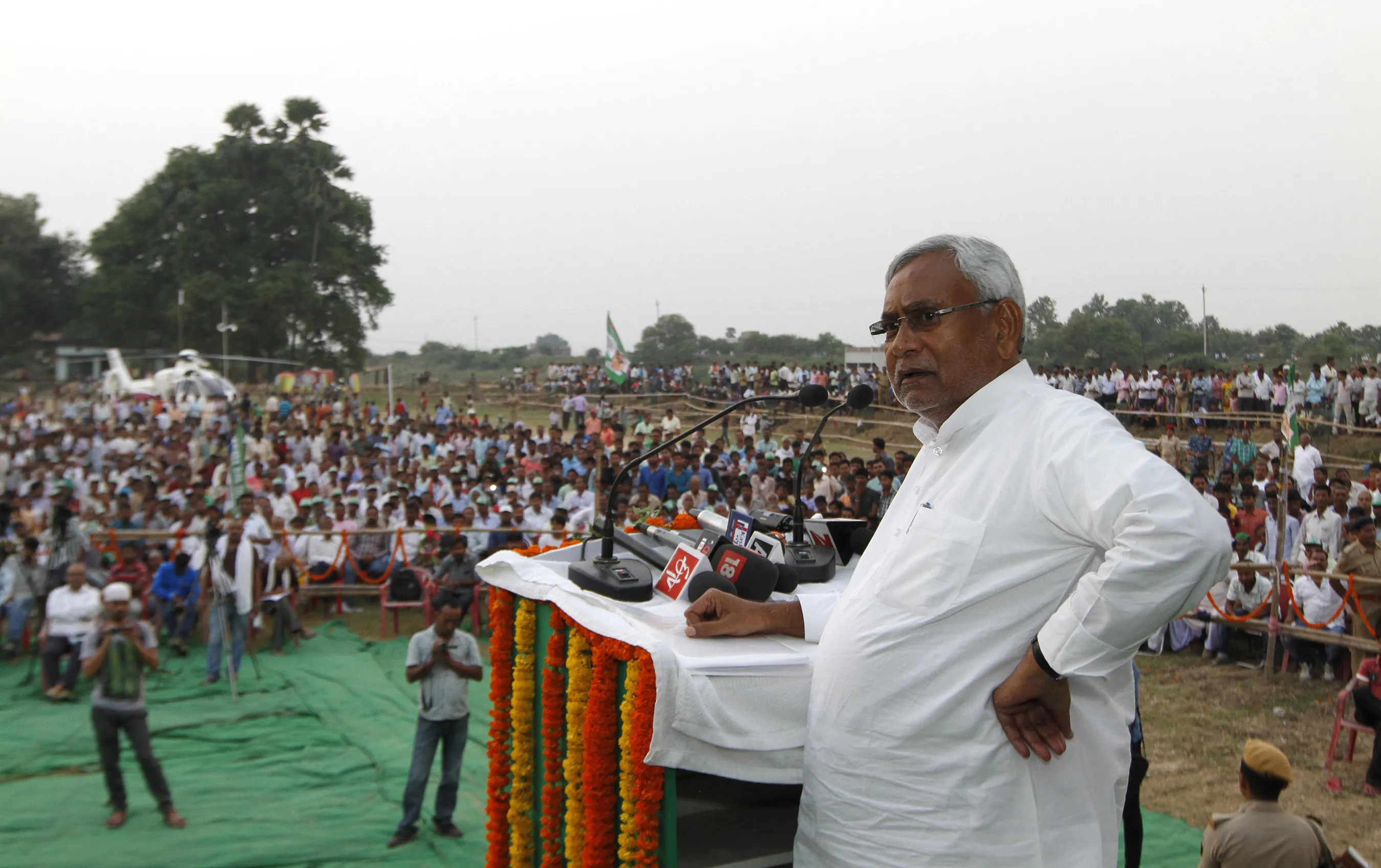 Bihar Chief Minister Nitish Kumar.
