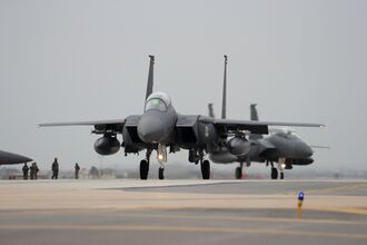 Demonstration Of South Korea And U.S. Air Forces Joint Training Exercise
