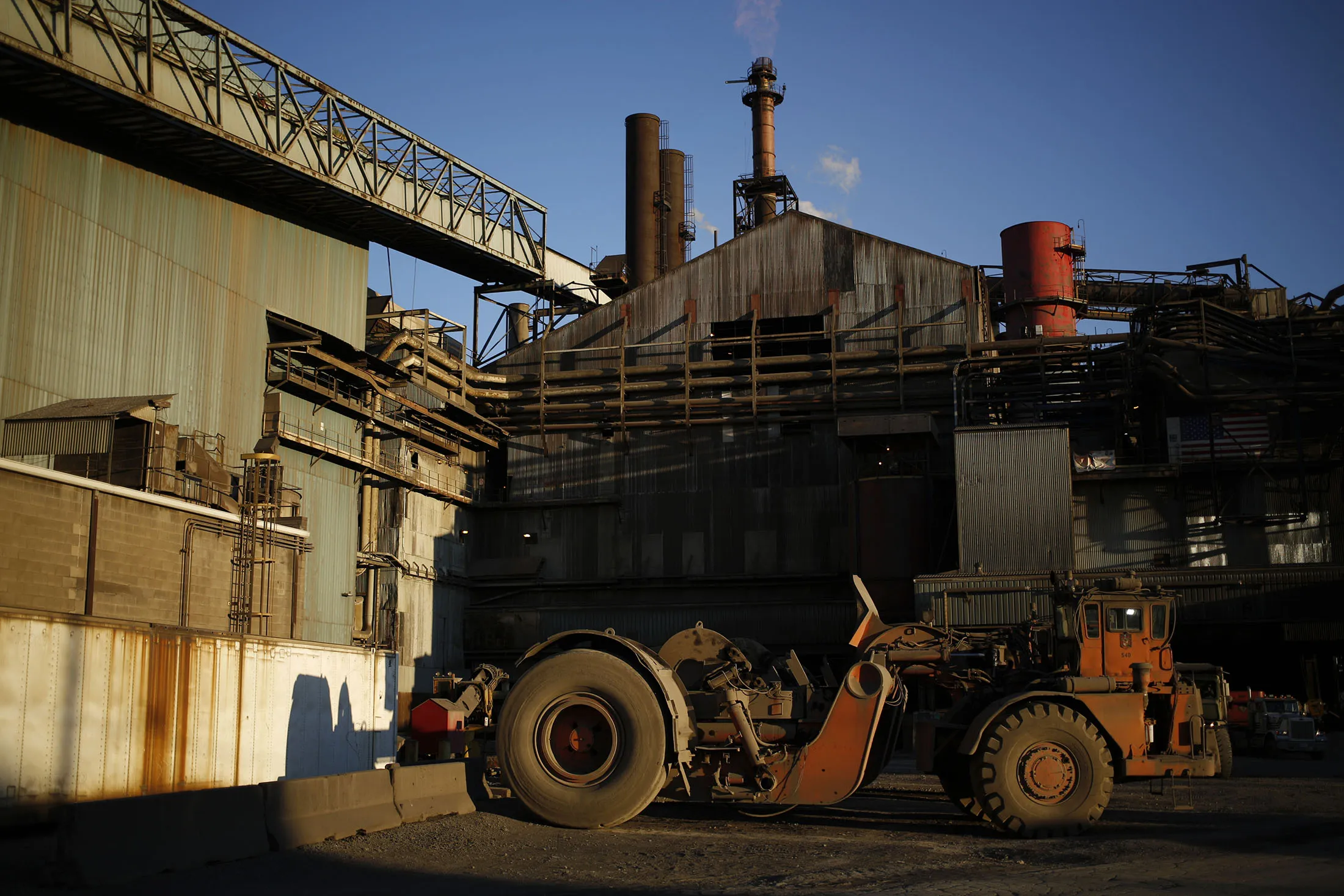 ArcelorMittal steel mill complex in Cleveland, Ohio.
