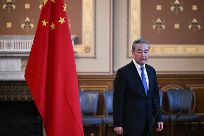 China's Foreign Minister Wang Yi Visits UK Foreign Secretary David Lammy