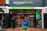 An Amazon Fresh convenience store in&nbsp;London, UK.