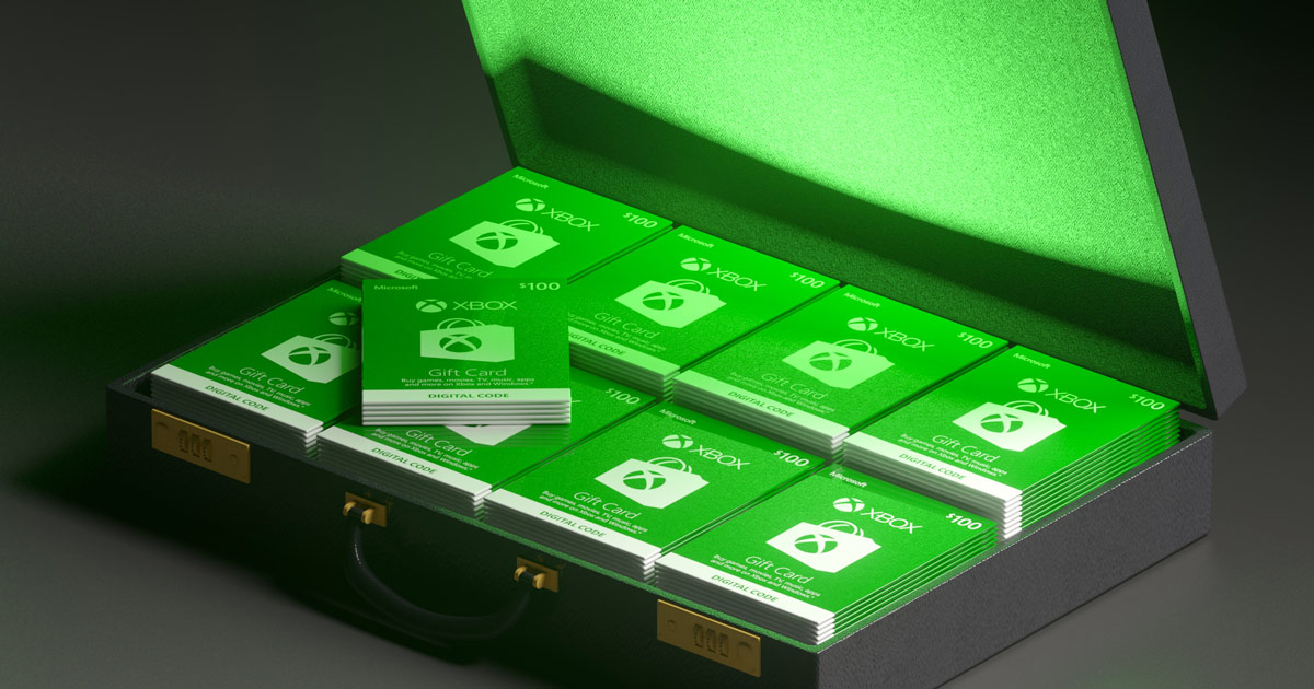 Trade xbox gift store card