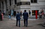 Trading On The Floor Of The NYSE As Stock Losses Deepen on Trade Angst