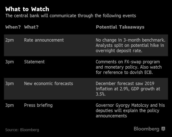 Hungary Poised to Turn Against Dovish Tide: Decision Day Guide