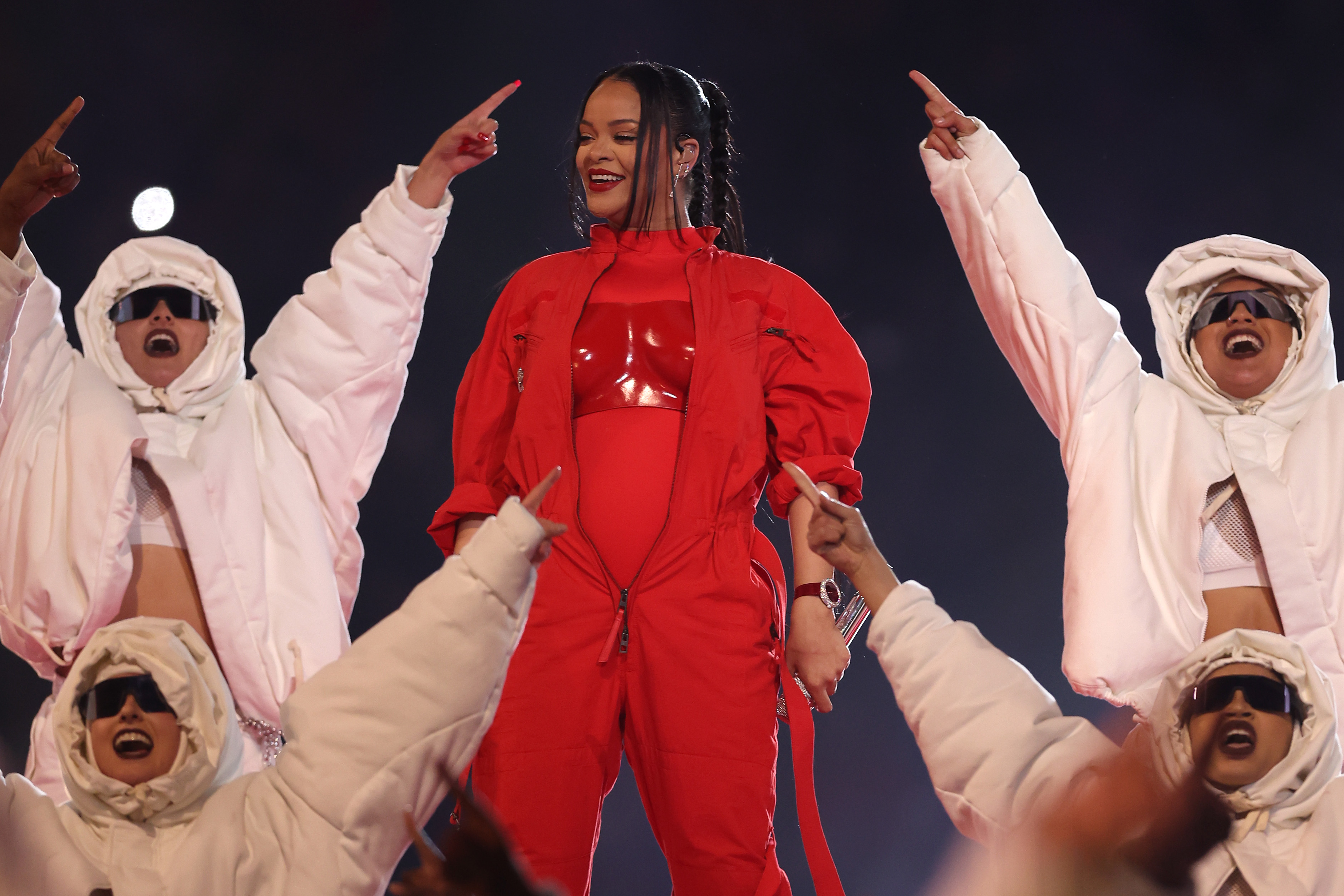 Super Bowl 2023: ASAP Rocky Supports Rihanna at Halftime Show