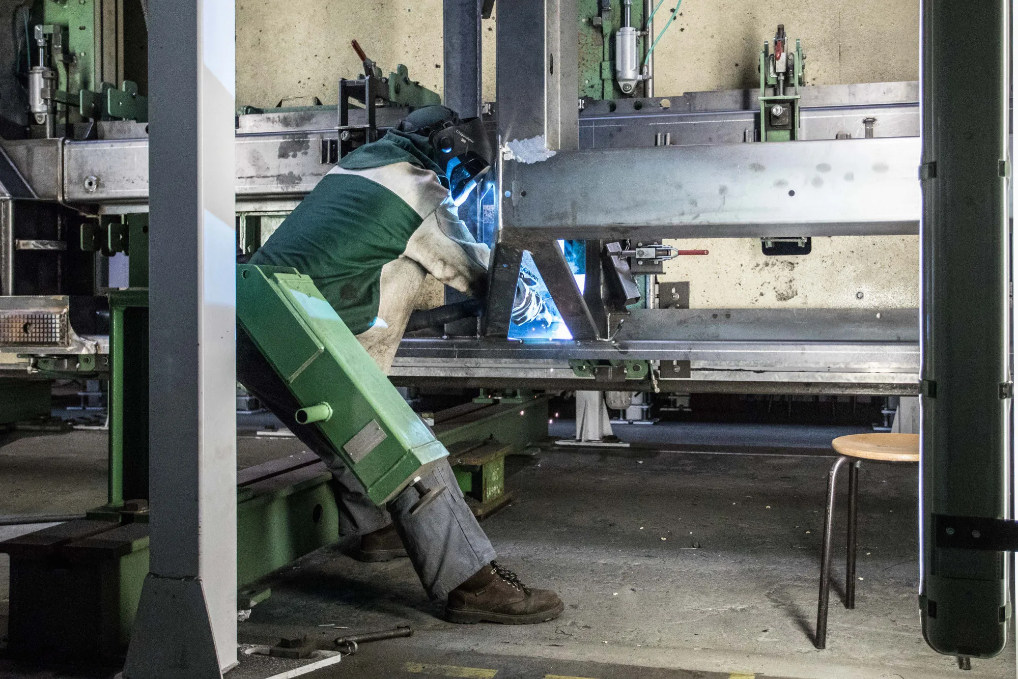 France's Finance Minister Bruno Le Maire Visits An Alstom SA TGV Train Factory