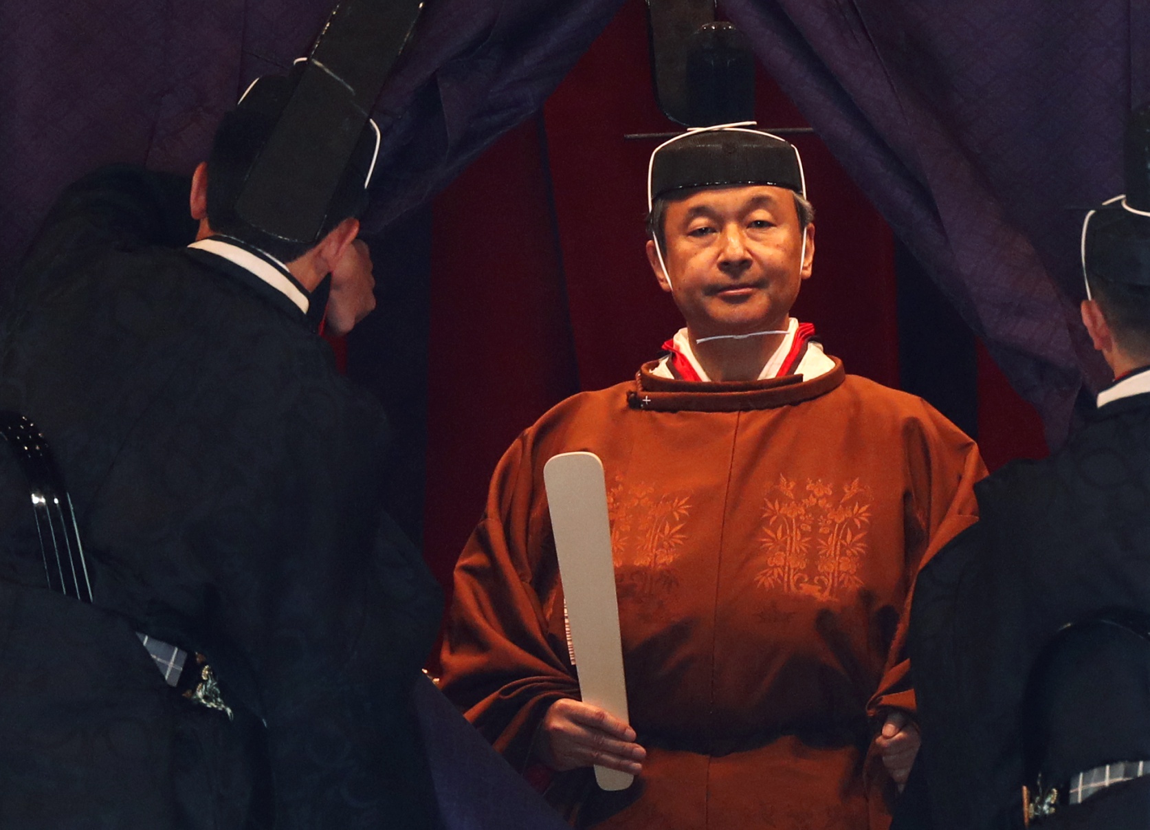 Japanese Emperor Naruhito takes part in sacred goddess ritual to