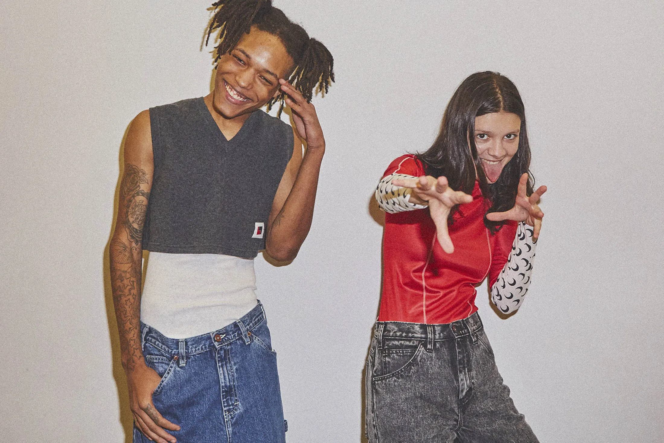 Some clothes featured in the Dickies-Opening Ceremony collaboration.