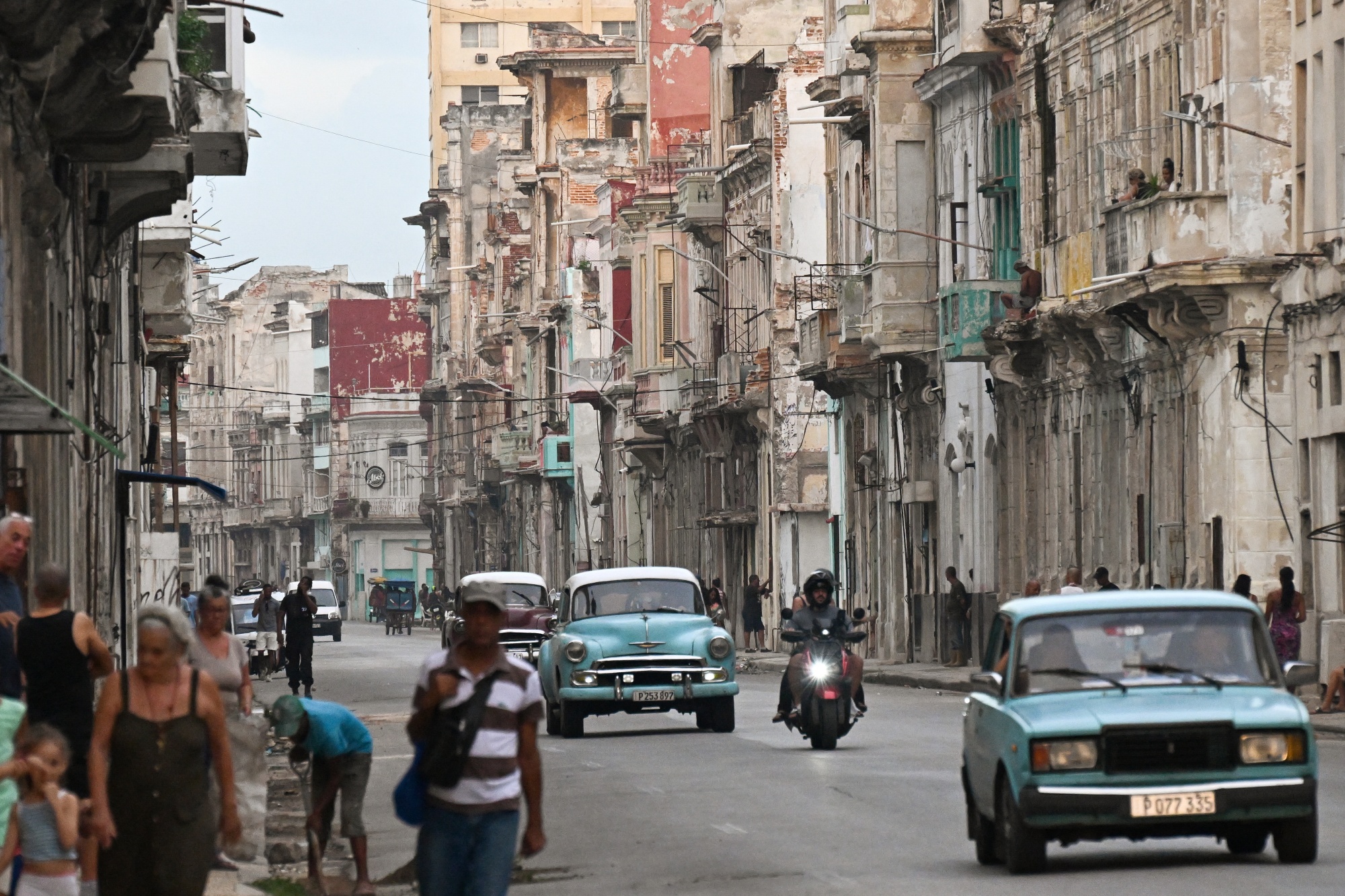 Havana in January 2026. Water pipes, sewers, roads, ports, schools and hospitals across Cuba are all in desperate need of repair. Photographer: YAMIL LAGE/AFP