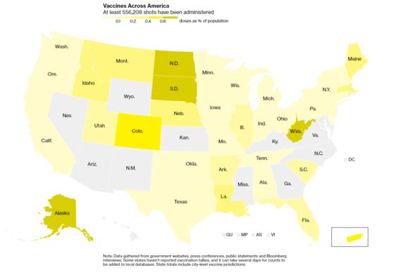 The Five States Making the Fastest Progress Giving Covid Shots