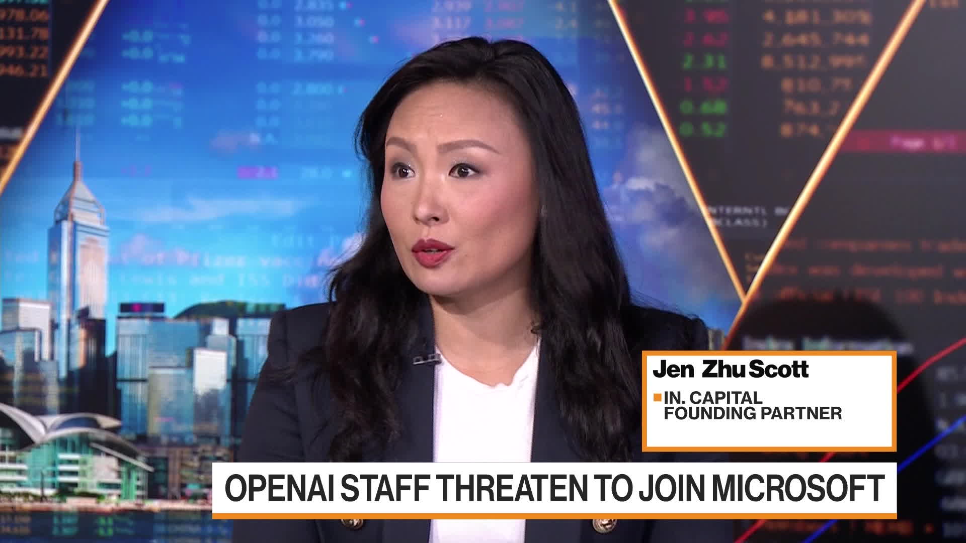 Watch IN. Capital's Zhu Scott on OpenAI - Bloomberg
