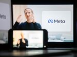 Mark Zuckerberg speaks during the virtual Facebook Connect event, where the company announced its rebranding as Meta, in Oct. 2021.