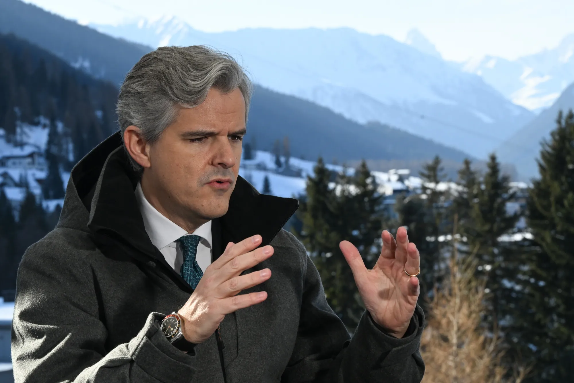 Filippo Gori in Davos, on Jan. 20.