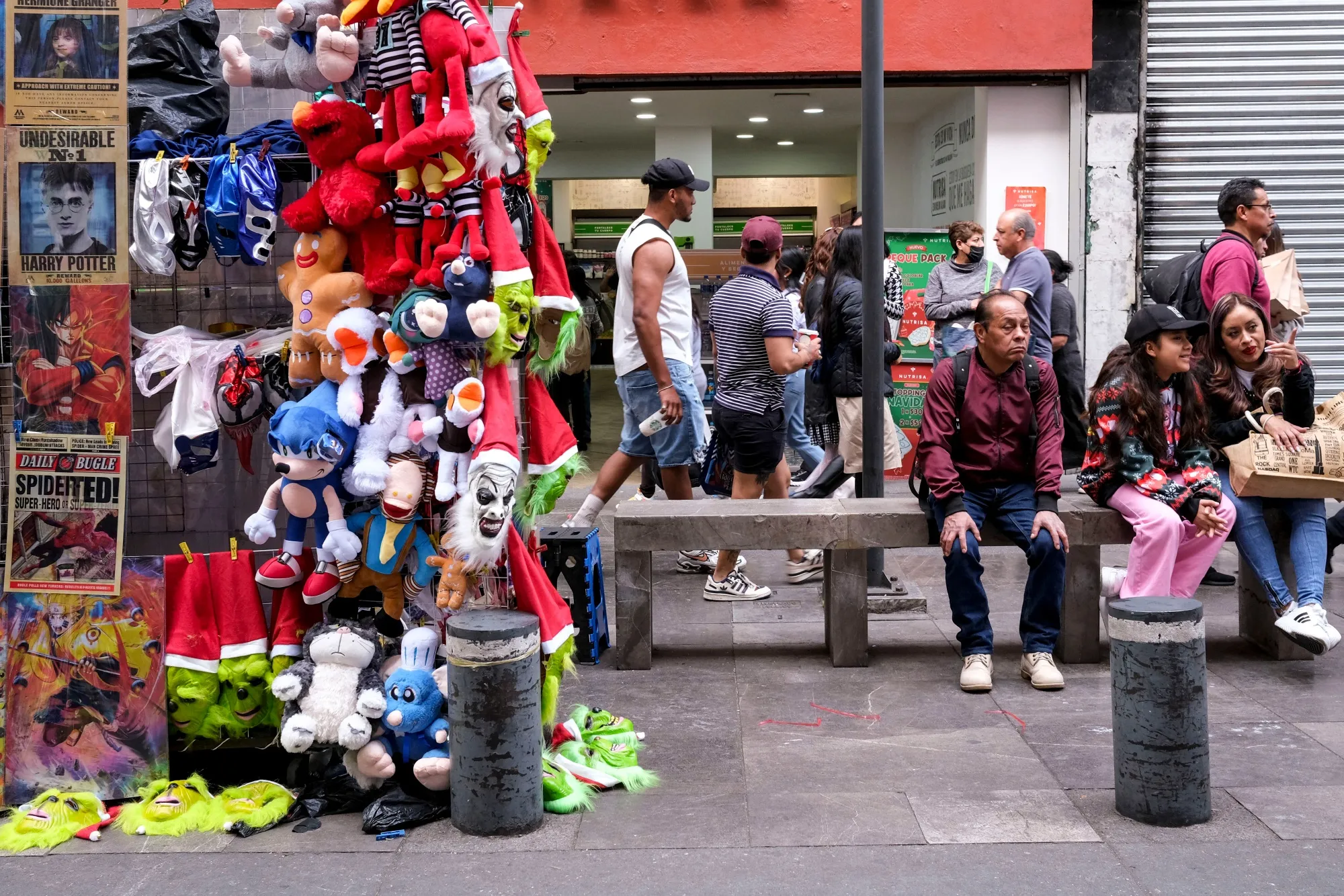 A street vendor in Mexico City.