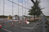 The coronavirus testing center at Ebbsfleet International Railway Station, U.K.