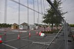 The coronavirus testing center at Ebbsfleet International Railway Station, U.K.