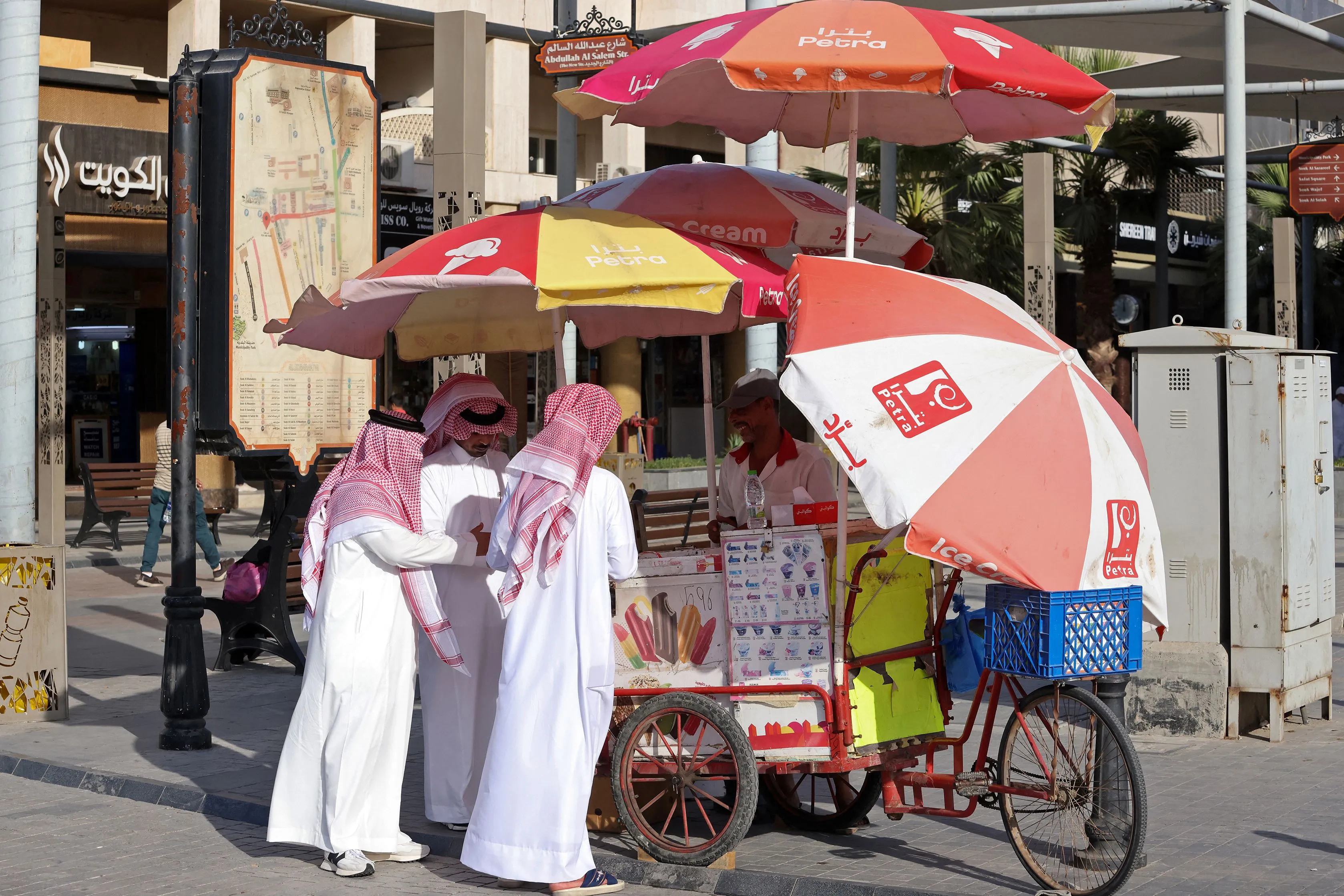 Blackouts are common in this Persian Gulf petrostate.