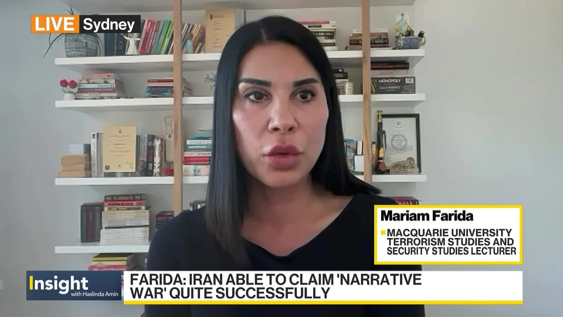 Farida: Iran Able to Claim 'Narrative War' Successfully