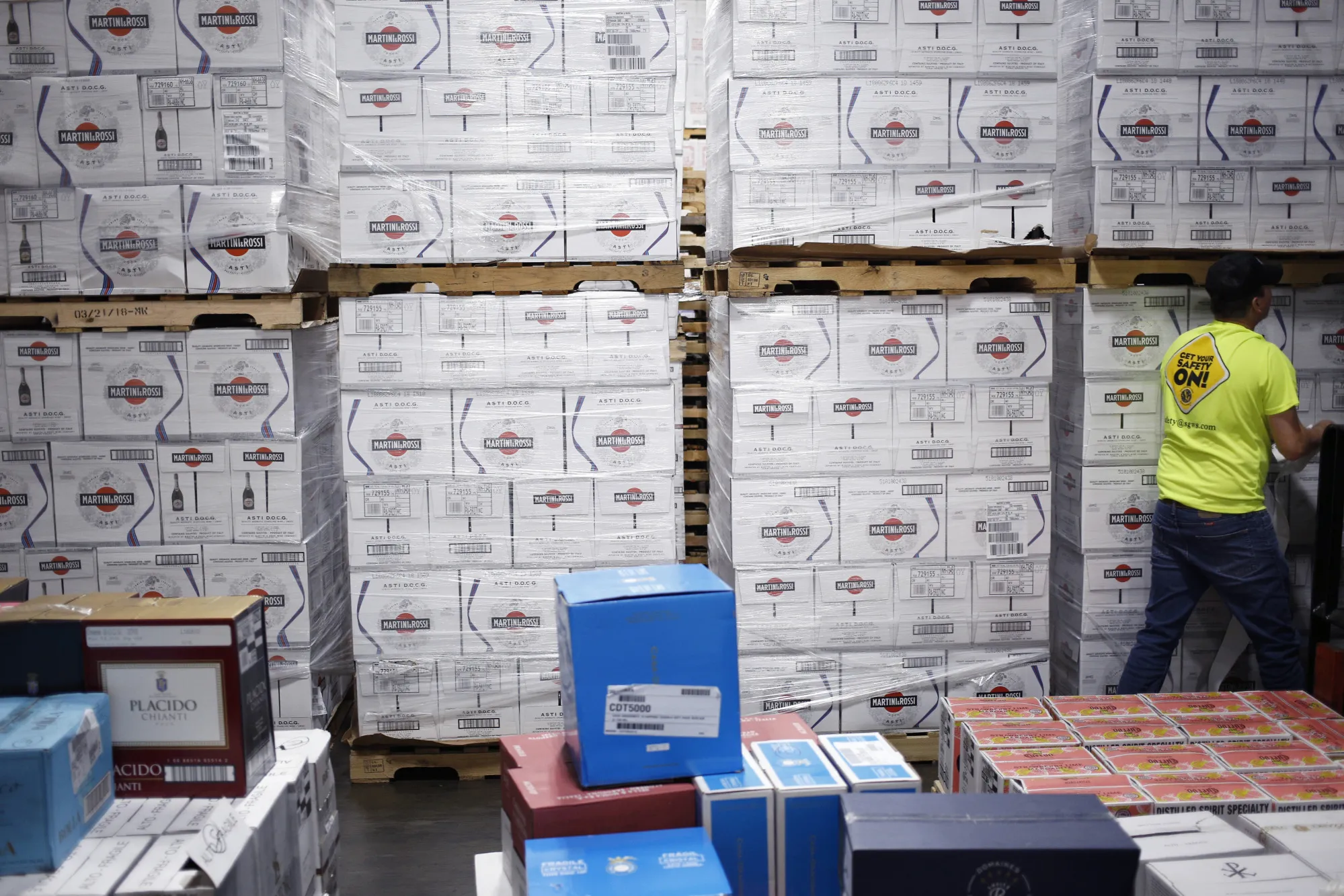 The Southern Glazers Wine & Spirits Distribution Center Ahead Of Wholesale Inventories