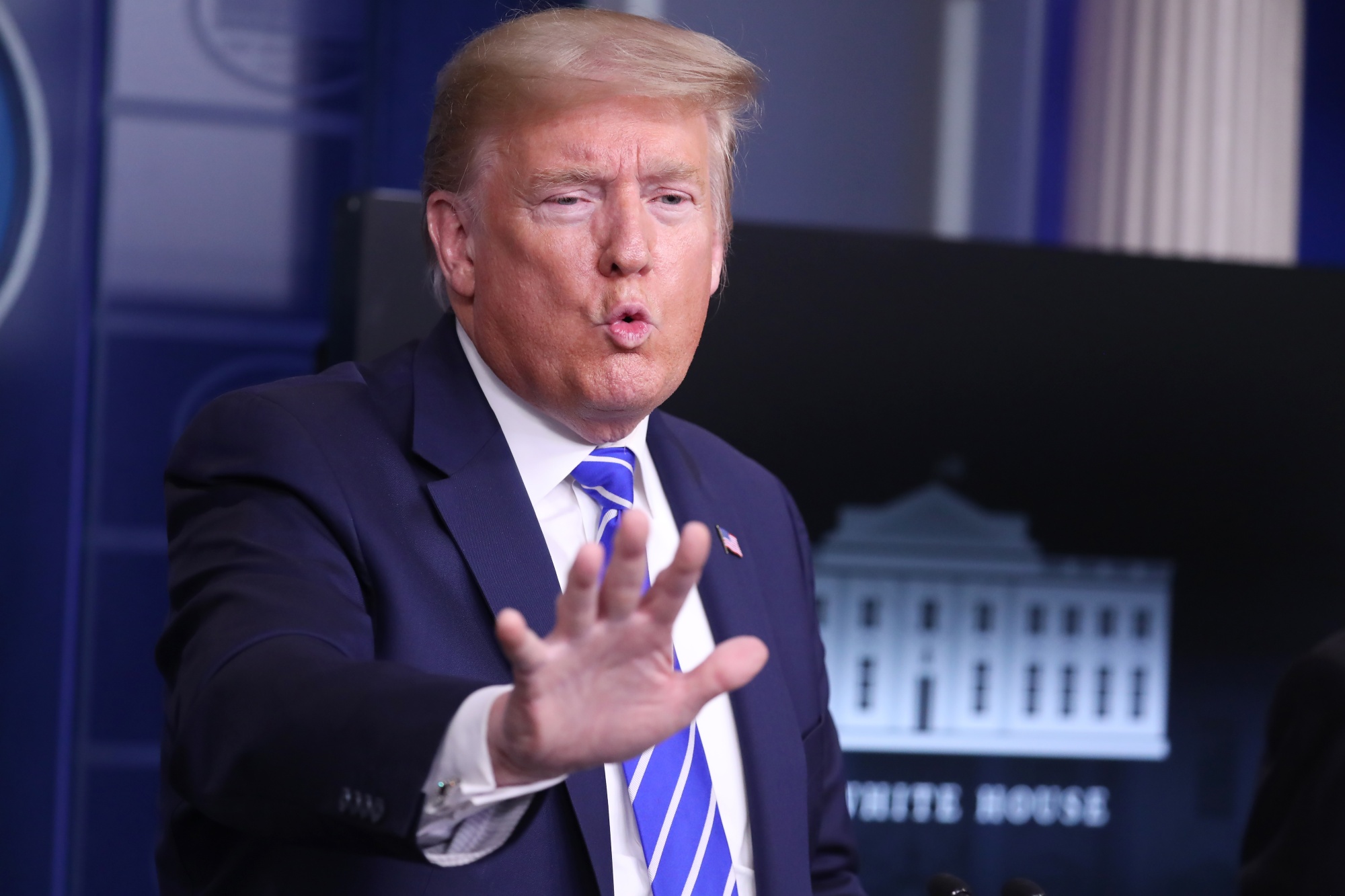 Donald Trump on April 23.