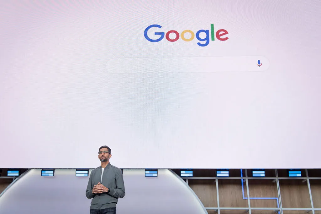 Born in India, runs Google.
