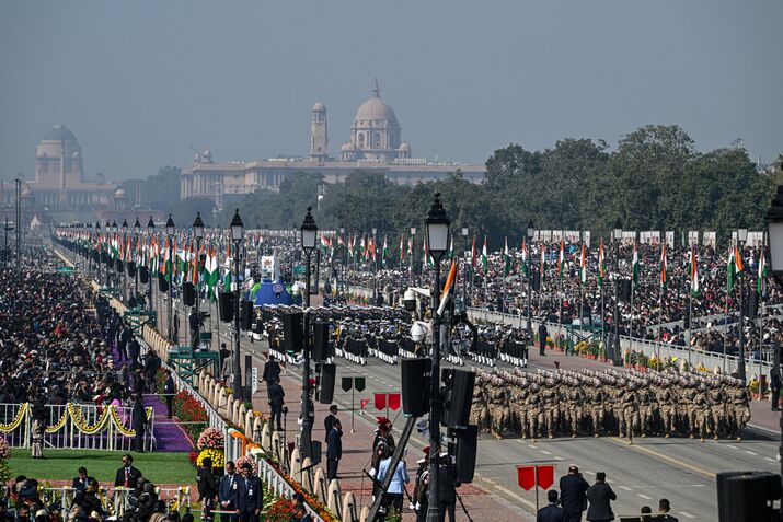 India Prime Minister Narendra Modi Attends Republic Day Parade