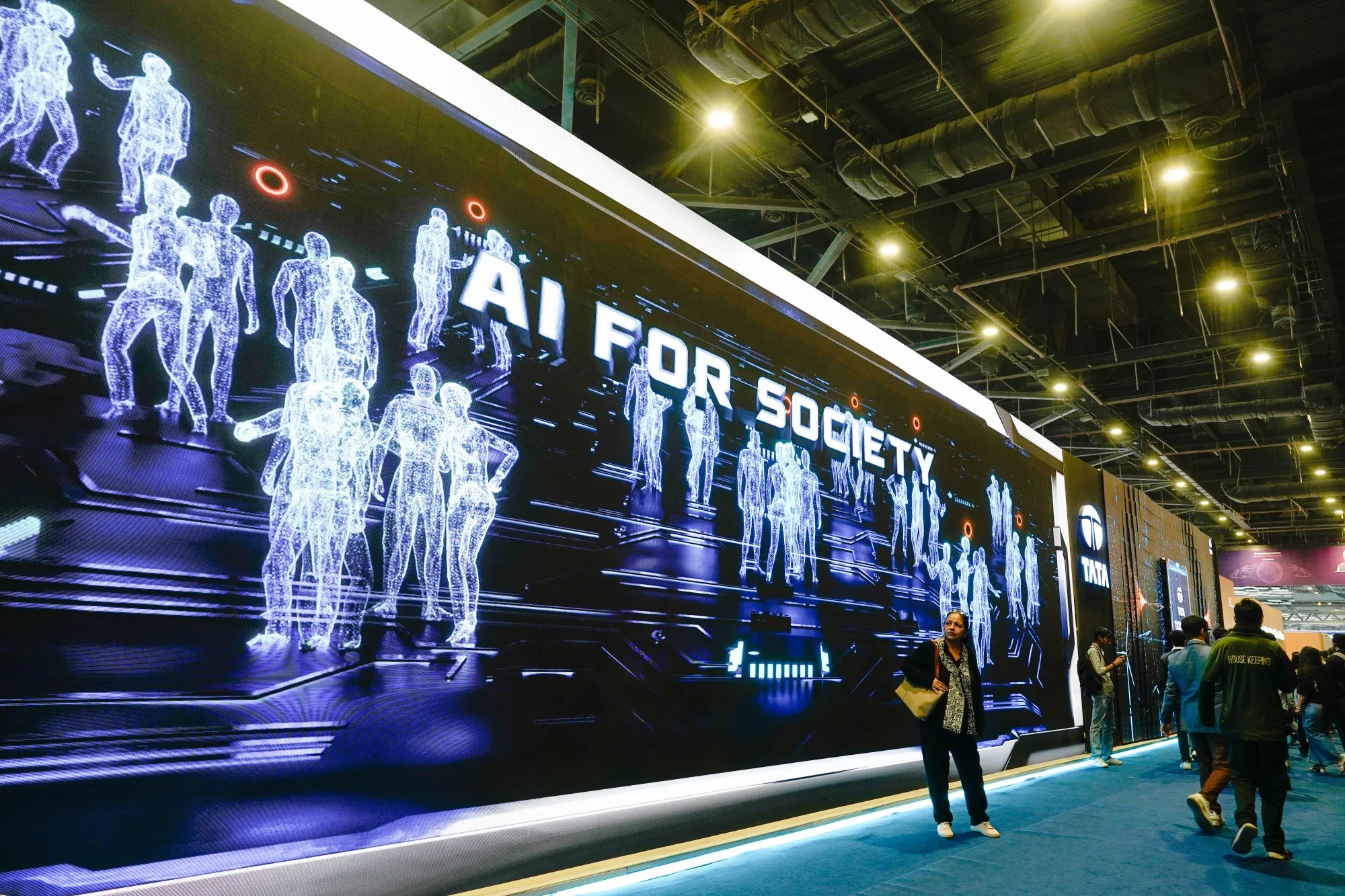 The AI Impact Summit in New Delhi on Feb. 20.