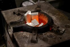 Processing ABC Bullion Gold and Silver at an ABC Refinery Smelter