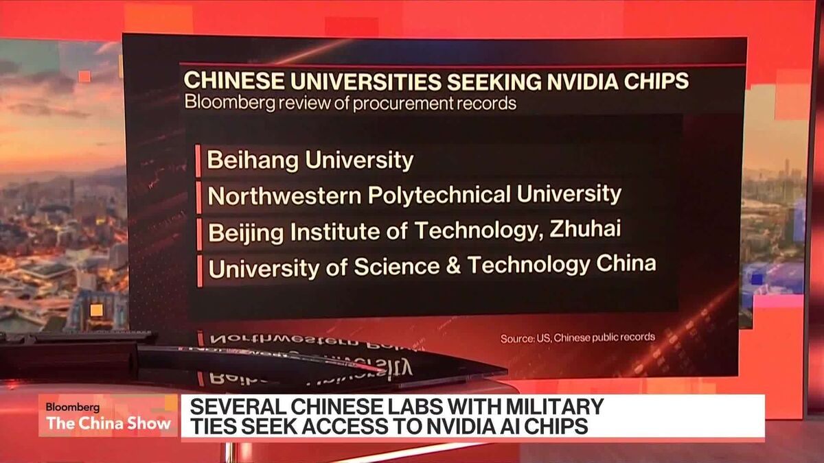 Nvidia Chips Sought by Chinese Labs With Military Ties