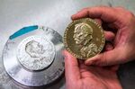 A craftsman in charge of the Nobel Prize medals&nbsp;works on producing the medals in Eskilstuna, Sweden.